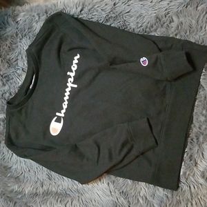 Champion Black Long Sleeve youth small